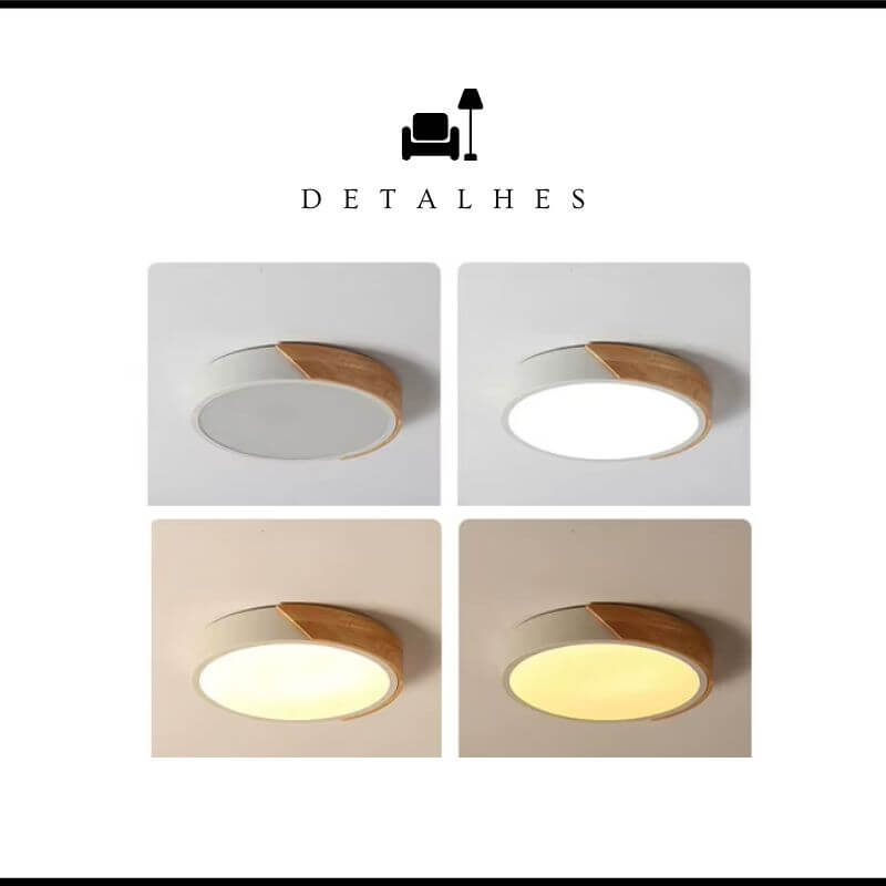 Luminária de Teto Luz Teto Led Lumiere