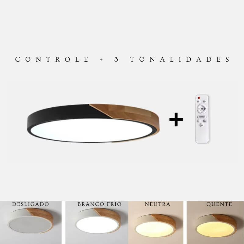 Luminária de Teto Luz Teto Led Lumiere