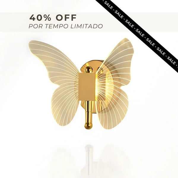 Luminária de Parede - Borboleta