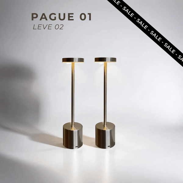 Luminária de Mesa Metal Prata Luz LED Lumi Dorée