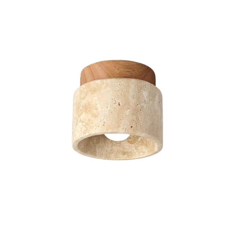 Luminária de Teto Pedra Rústica Wabi Sabi